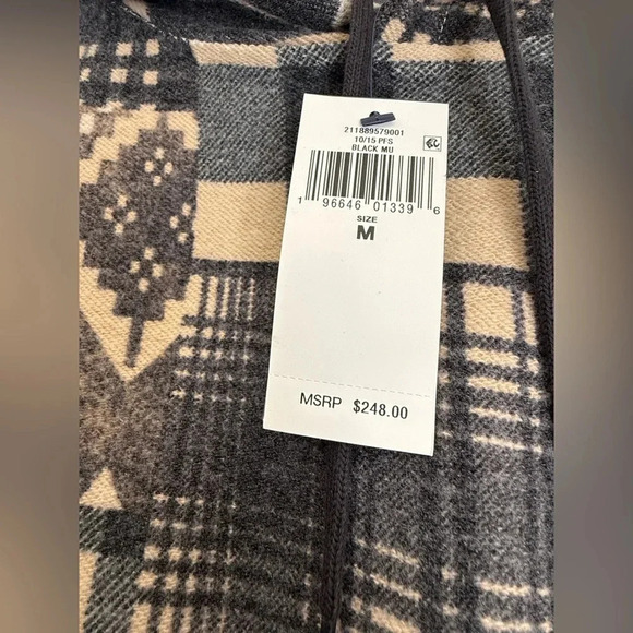 Polo Ralph Lauren Women’s Southwestern Geometric Patchwork Aztec Hoodie - Picture 5 of 13